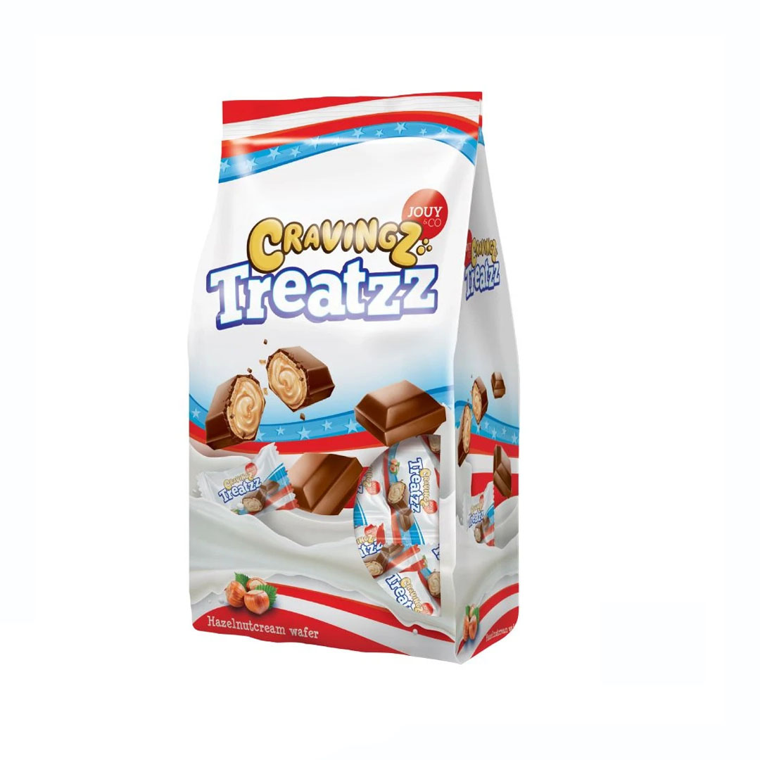 Jouy & Co Cravingz Treatzz Wafers With Hazelnut Cream 155g